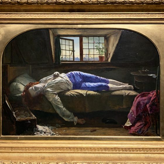 The Death of Chatterton by Henry Wallis c1855 | Photo Credit Jan Packer